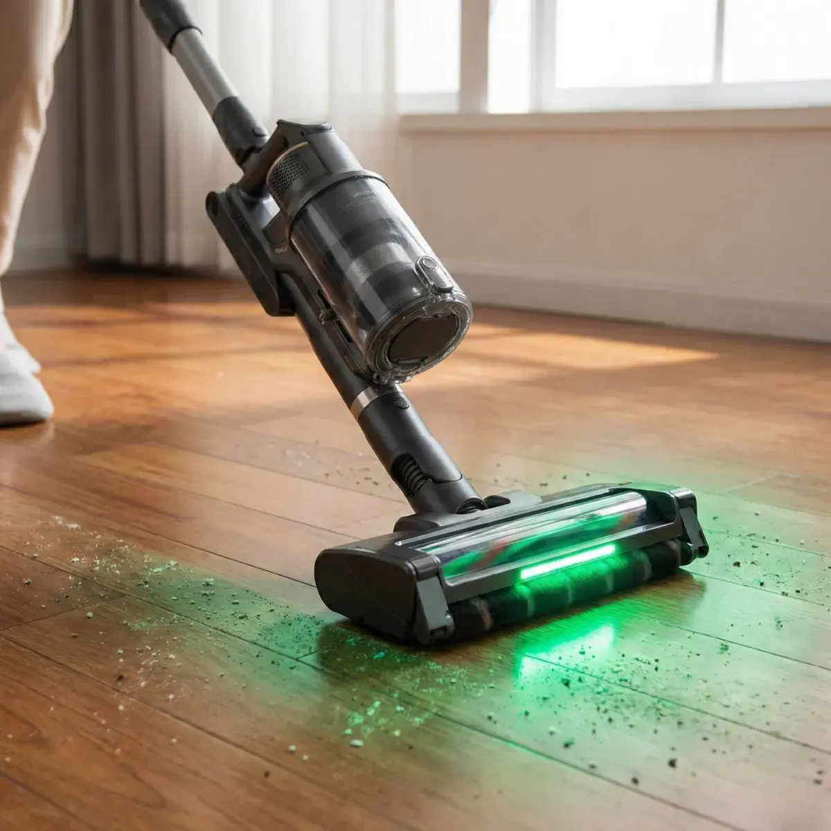 ZeroVac X aspirador sem fio laser verde