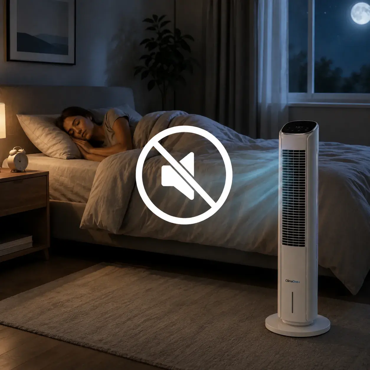 ClimaOne+ halk éjszakai mód és aktívszén-szűrő